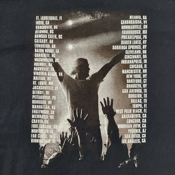 Luke Bryan Shirt Mens Medium That's My Kind Of Night Tour Tee Country Music - Picture 4 of 6